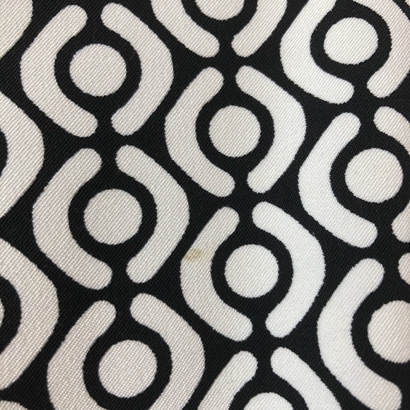 Mario Serrani Italy printed blk white dress sz md - Picture 4 of 10